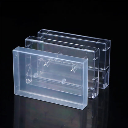 1Pc Home Cassette Tape Transparent Storage Box Audio Magnetic Recording Blank Tape Case Dustproof Box