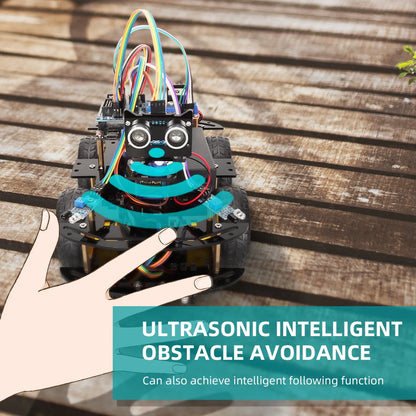 Tscinbuny Smart Robot Car Kits For Arduino Robot DIY Project Programming Automation Equipment Complete Kits Coding Robot