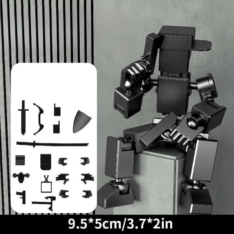 Multi-Jointed Movable Robot 3D Printed Mannequin Dummy Toy 13 Action Figure Full Body Movable Robot Toys Parent-children Game