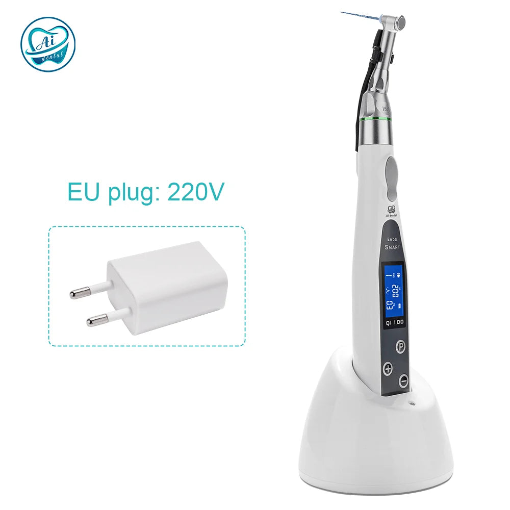 AI-Endo-MT Dental Smart Wireless Endo Motor With LED Lamp 16:1 Standard Contra Angle Handpiece Endodontic Root Canal Treatment