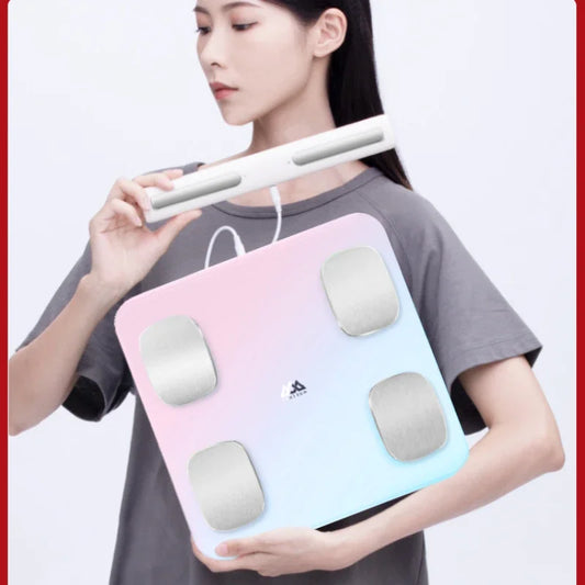 Smart Body Fat Scale:LED DisplayAPP IntegrationSmall Precision Electronic Scale for Health Tracking Bluetooth Weight Monitor.