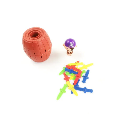 1 Pc Funny Pirate Barrel Game Toys for Children, Lucky Party Game, Jumping Pirates, Sword Bucket, Family Jokes, Gifts