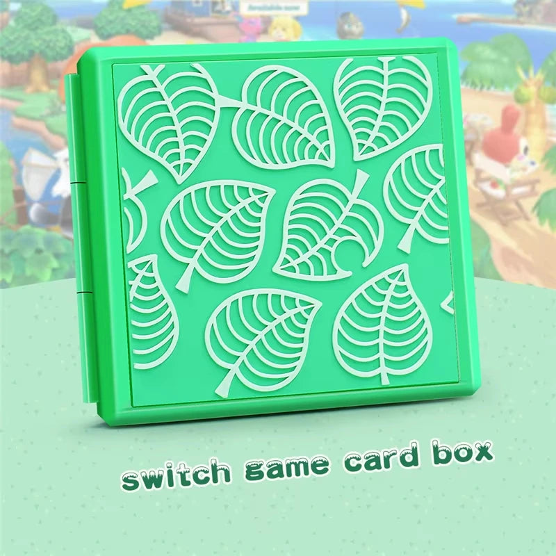 12 in 1 Game Cards Storage Case For Nintendo Switch Oled Box 3D Cartoon SD TF Memory Card Protective Cover Shell Accessories