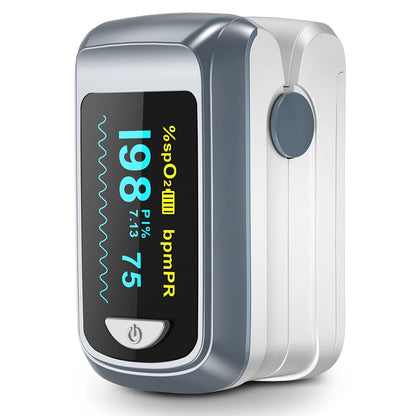 HealthTree Finger Pulse Oximeter SPO2 PR PI RR Blood Oxygen Saturation Meter Heart Rate Monitor OLED Oximetro De Dedo