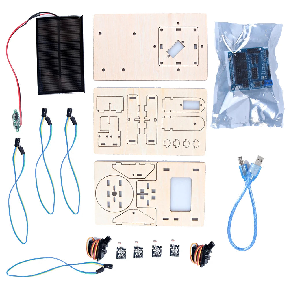 Automation Solar Tracker System Kit for Arduino Programming Project Home DIY Science Electronic Kit for Kids & Teens Girls & Boy