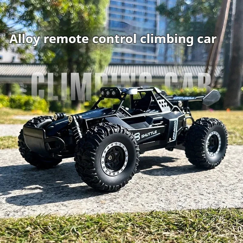 exquisite rc cars gift set:20+km/h high-speed 1:16 alloy remote control car,4WD bigfoot climbing off-road rc drift car,kids toys