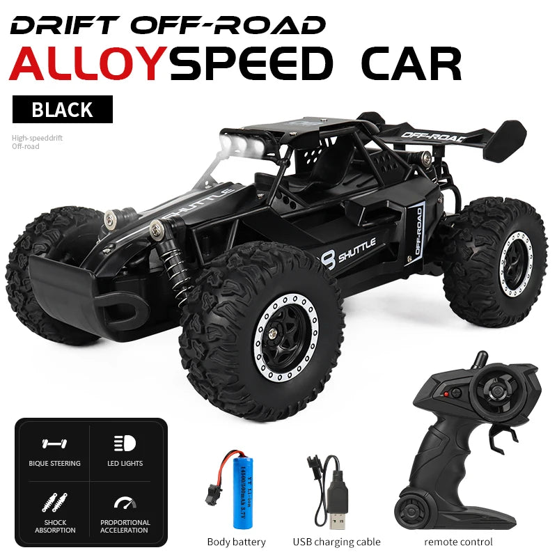 3699-087 2.4G RC Car 1/16  2WD Off-road Remote Control Climbing Vehicle 20KM/H Remote Control Anti-collision Settings kids toys