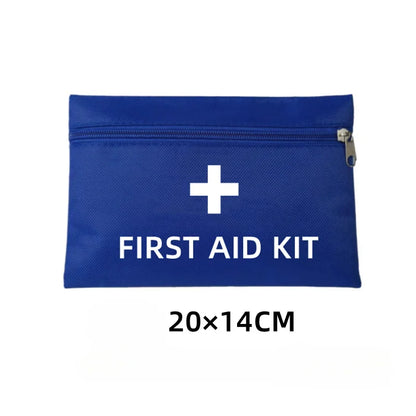 1pc Empty Portablle First Aid Kit Household Medicine Pills Bandages Storage Bag Case Zipper Emergency Medical Kit