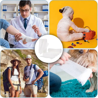 5/10/20pcs/lot 7.5cm X 4.5m Cotton PBT Elastic Bandage Medical Supply Conforming First Aid Gauze Wound Dressing Emergency Care