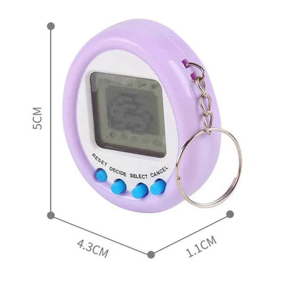 1Pcs 90S Nostalgic Tamagotchi Electronic Pets Console Toy Portable Keyring Funny Virtual Cyber Toy Christmas New Year Gift