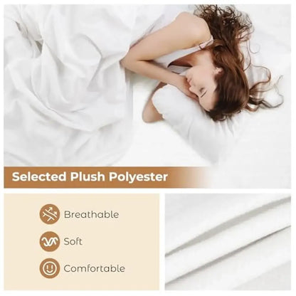 Heated Mattress Pad Dual Control 8 Heat Levels 4 Timings Queen Size Bed Warmer UL&ETL Certified Pain Relief Anxiety Reduction