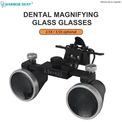 Dental Loupes 3.5x/2.5x Goggles Lab Medical Magnifier Dentists Surgical Optical Lens Magnifying Glass