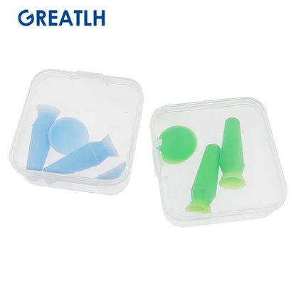 4pcs Soft Silicone Ophthalmic Eye Protector Cover for Eyelid Embedding with The Sucker Ophthalmic Surgical Instruments