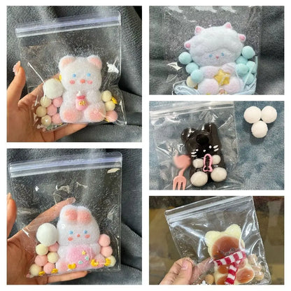 Cute Cat Cartoon Bear Squeeze Toys Sensory Toy TPR Pinch Decompression Toy Fidget Toy Lamb Cartoon Fidget Toy Kid