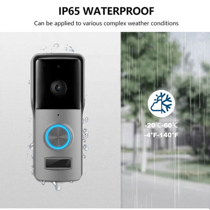 Waterproof 1080P WiFi Video Doorbell DC AC Battery Powered Tuya Smart Security Camera Door Bell Home Wireless Ringing Bell