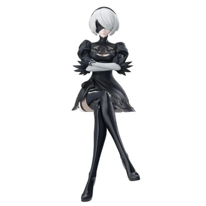 Anime NieR:Automata YoRHa No. 2 Type B Action Figure Hunter 2b Noodle Stopper Figurine Car Ornaments PVC Collection Model Toys