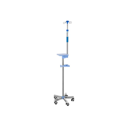 Hospital Portable And Foldable IV Pole Stand Flexible  Stand Medical Drip Stand