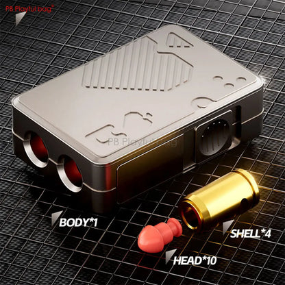 2024 Poker Fidget Slider Mini Throwing Shell Toy Gun EDC Push Card Boy Adult Decompression Toy Stress Relief Entertainment TS50