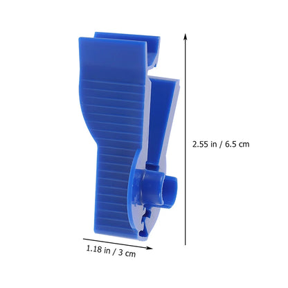 10 Pcs Dialysis Clip Clips Peritoneal Supplies Universal Bag Blue Tube Peritoneoclysis Fixing Tool