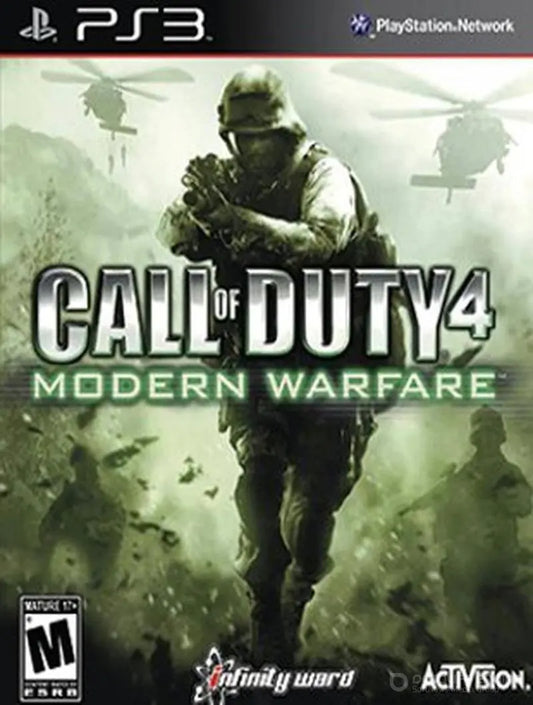 Call of Duty 4 Modern Warfare PS3 For Playstation 3 Disk Version Video Game control Gaming station Console Gamepad command super