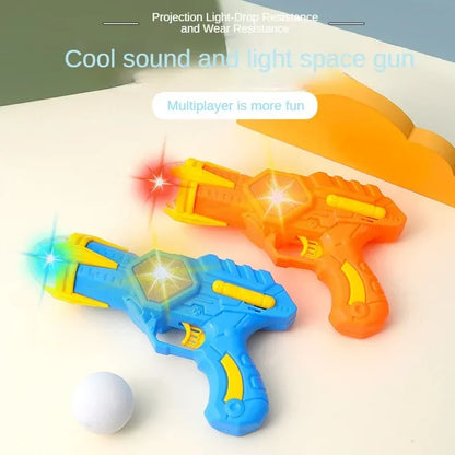 New Color Projection Gun Children's Simulation Electric Toy Music Gun Interactive Sound and Light Toy Gun Boy Toy Model