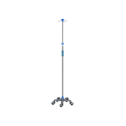 Hospital Portable And Foldable IV Pole Stand Flexible  Stand Medical Drip Stand