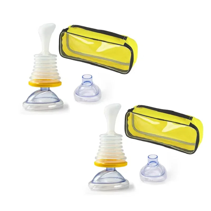 4PCS/3PCS Portable Anti Choking Device Emergency Life Saving Suction Choke First Aid Kit for Kid Adult Kits Rescue With Bag