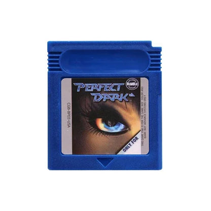 GBC Game Cartridge 16 Bit Video Game Console Card Perfect Dark 8 Colors Shells with Battery USA Version