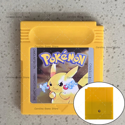 GBC Video Game Cartridge Console Card Pokemon Blue/Crystal/Green/Gold/Red/Silver/Yellow High Quality with Multi-language