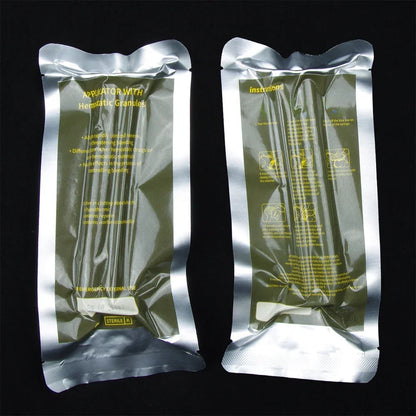 6g Chitosan Powder Applicator with Fast Hemostatic Granule Bandage Medical Care for Tactical Emergency External Use Survival Kit