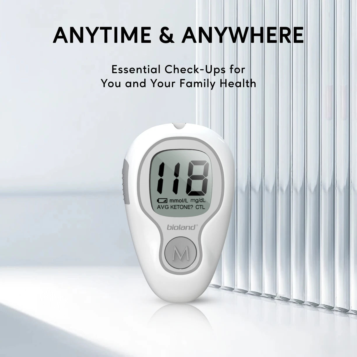 Blood Glucose Meter G-425-3 Diabetes Testing Kit Diabetes Machine Blood Sugar Meter Glucometer Test Strips Lancet 5S Get Results