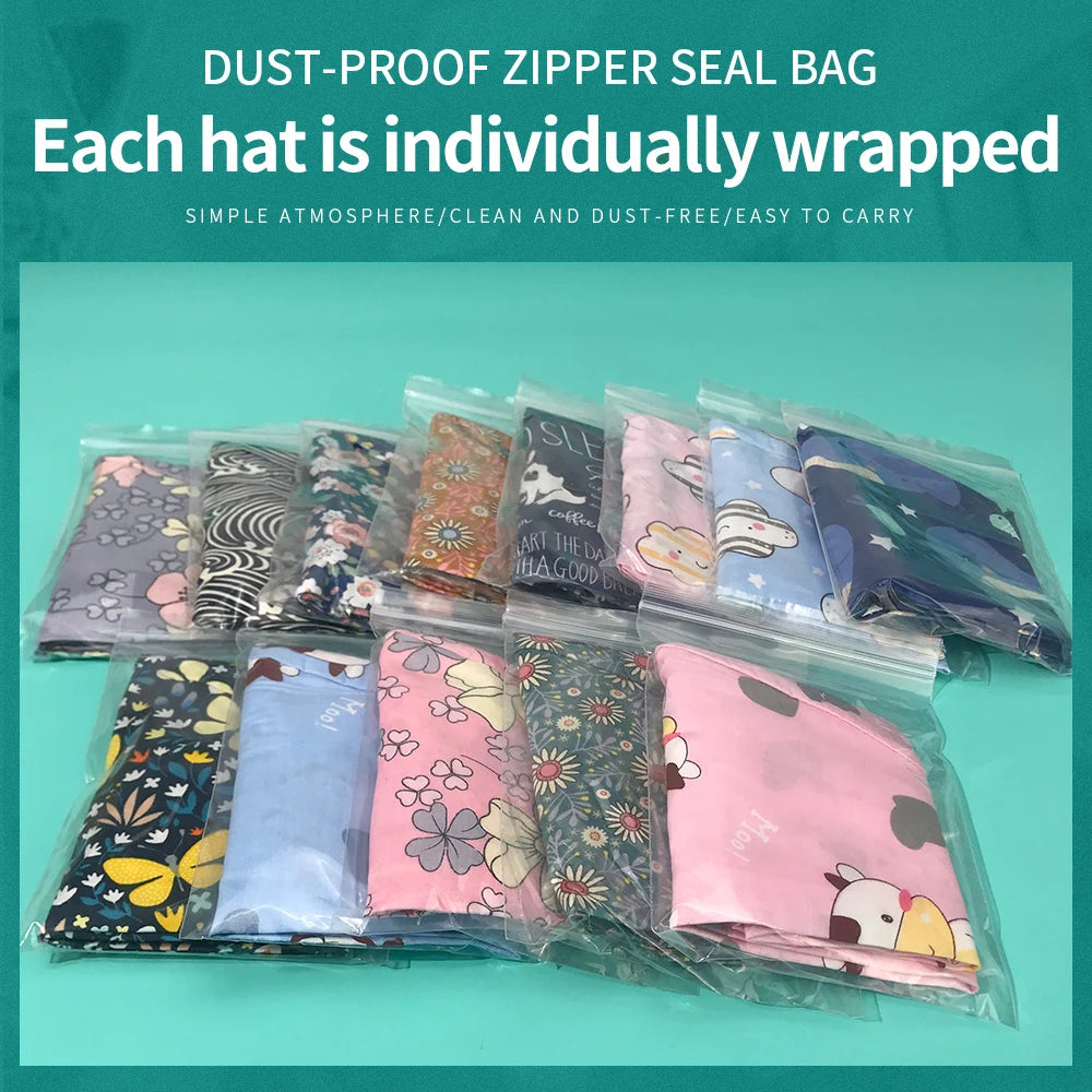 Personalized Printing Doctor Surgical Cap Long Hair Classic Nurse Toe Hat for Men Women Sweat-absorbent Towel Cotton Scrub Cap