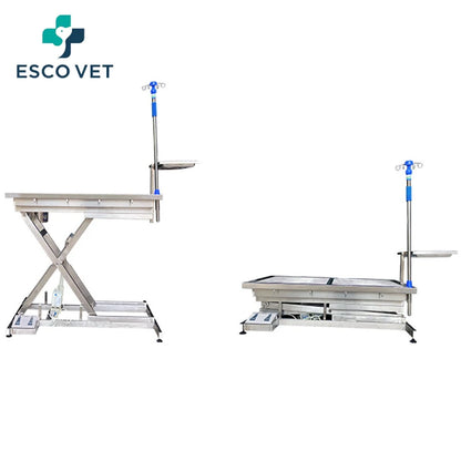 Esco Vet Hydraulic Elevation System Veterinary Exam Surgical Stainless Steel Table Vet Operating Table For Dogs