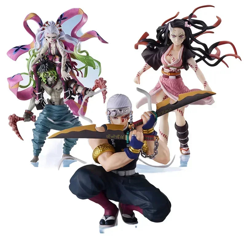 Demon Slayer Figure Anime Blind Box Mystery Box Kamado Nezuko Tanjirou Hashibira Inosuke Exquisite Figurines Surprise Box