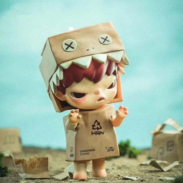 POP MART Hirono Mime Series Blind Random Box Toys Cute Action Anime Figure Kawaii POP MART Mystery Box Model Designer Doll Gift