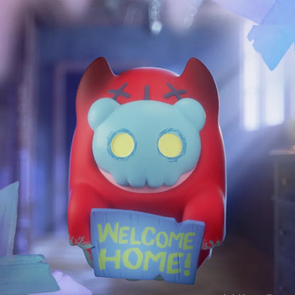 Finding Unicorn ShinWoo Ghost bear house Series  Blind Box Toys Cute Action Anime Figure Kawaii Mystery Box Designer Model  Gift