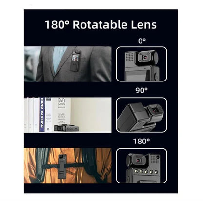 L9  Mini Camera WIFI Portable Body Camera  Rotating Lens Night Vision Video Recording Sport DV Action Cam Travel Vlog Camera