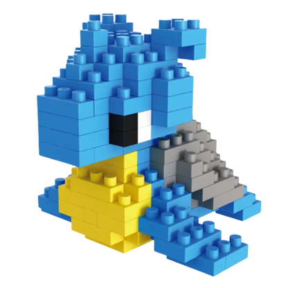 Pokemon Small Simple Building Blocks Pikachu  anime figure  Action Toys Graphics Diamond Mini Model Pocket Monster Collect Gift