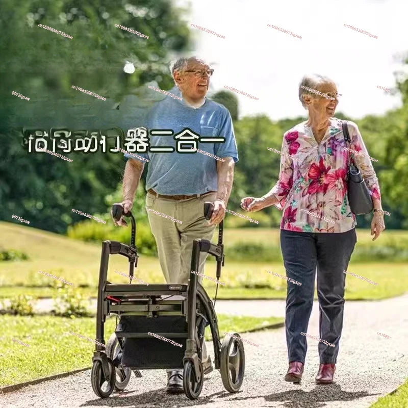 High-end electric wheelchair intelligent fully automatic folding lightweight small ultra-light portable disabled elderly scooter