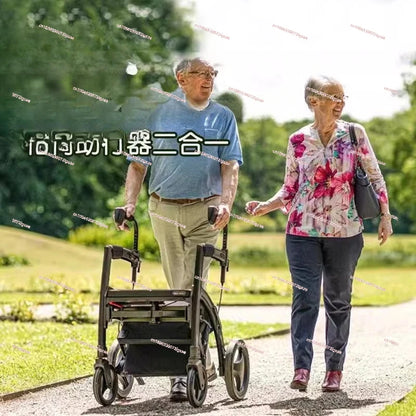 High-end electric wheelchair intelligent fully automatic folding lightweight small ultra-light portable disabled elderly scooter