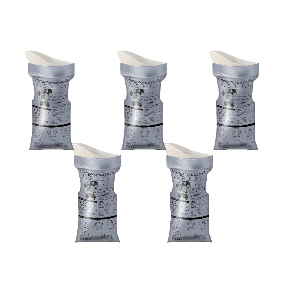 20PCS Outdoor Emergency Urine Bags 700ml Disposable Travel Mobile Toilet Portable Urinal Bag for Men Women Baby Car Vomiting Bag