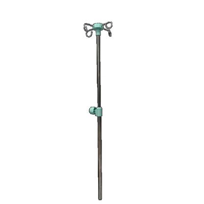 Good quality stainless steel floor infusion support removable hospital medical infusion iv pole drip stand