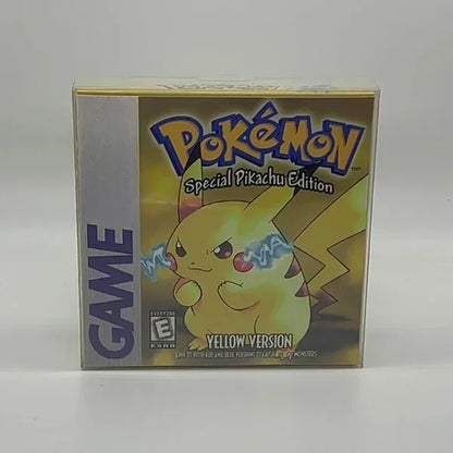 Pokemon Series Blue Crystal Gold Green Red Silver Yellow 7 Versions GBC Game In Box for 16 Bit Video Game Cartridge With Manuals