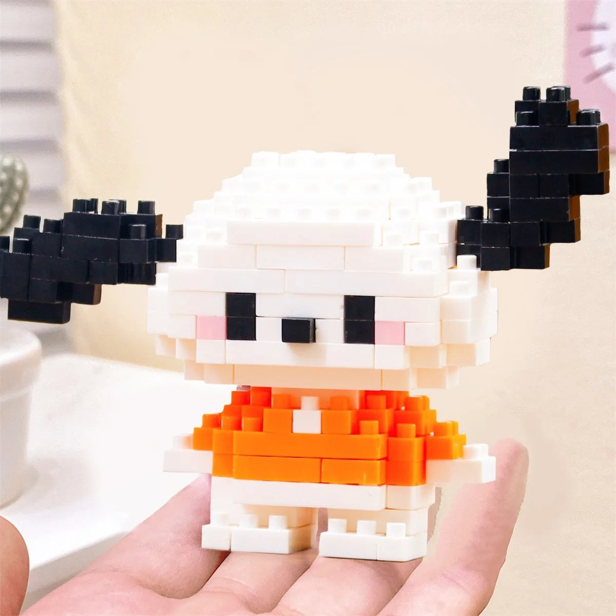 Disney Anime Princess Building Blocks Stitch Mickey Mouse mini Action toy Figures Blocks Toys Bricks Assemble Toys Kids Gifts