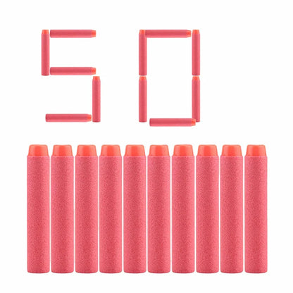 Refill Darts Bullets EVA Soft Hollow Hole Head Bullet Guns Accessories For Nerfs N-strike Elite Series Blasters Toy For Children