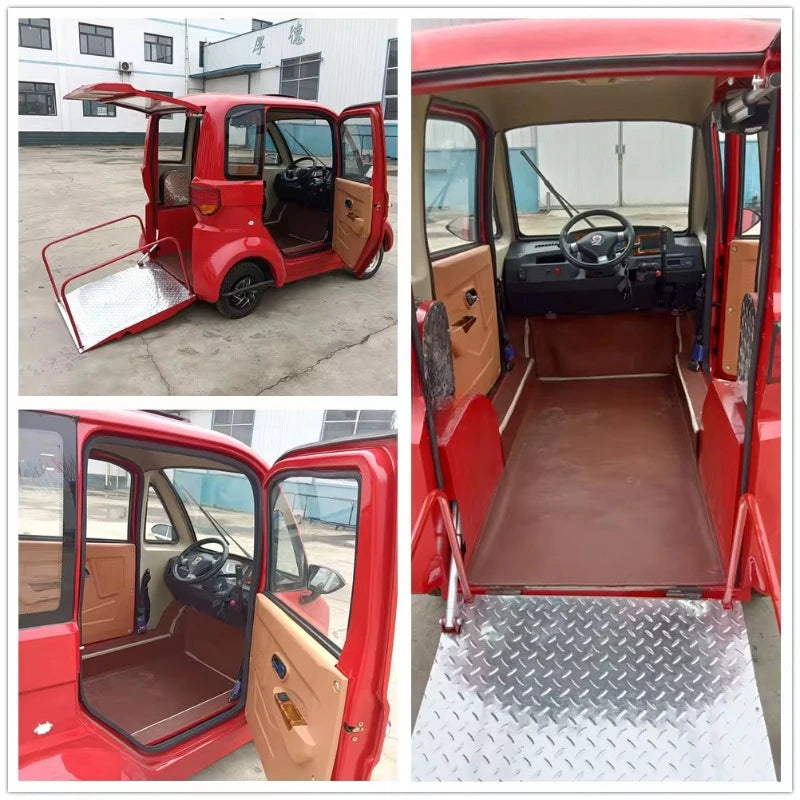 Wheelchair Cart Electric Passenger Vehicle Mobile Electric Vehicles 4 Wheel For Disabled Electric
