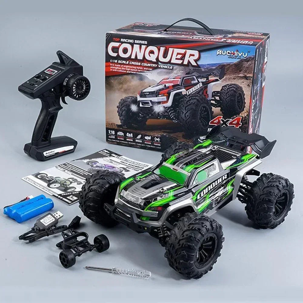 2024 New 1:16 Scale Large RC Cars 50km/h High Speed RC Cars Toys for Boys Remote Control Car 2.4G 4WD Off Road Monster Truck