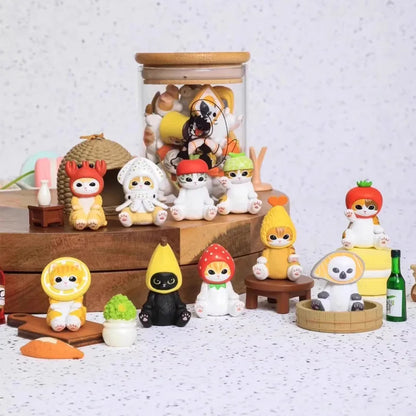 4pcs/Bag Mofusand Cats Figures Mystery Box Surprise Guess Bag Kawaii Action Figure Model Decoration Ornaments Toys Gifts for Kid