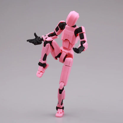 Multi-Jointed Movable Shapeshift Robot 2.0 3D Printed Mannequin Dummy 13 Action Figures Toys Kids Adults Parent-children Games
