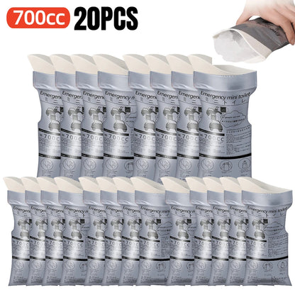 Portable Emergency Urinal Bag Outdoor Camping Pee Bags Disposable Travel Vomit Bag Mini Mobile Toilet for Men Women Children